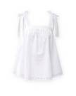 LEO BABY DOLL TOP - White
